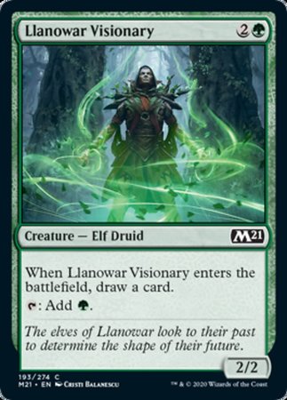 Llanowar Visionary [Core Set 2021] | Exor Games New Glasgow