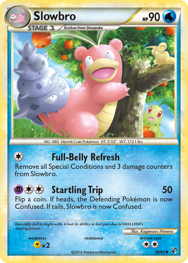 Slowbro (38/90) [HeartGold & SoulSilver: Undaunted] | Exor Games New Glasgow