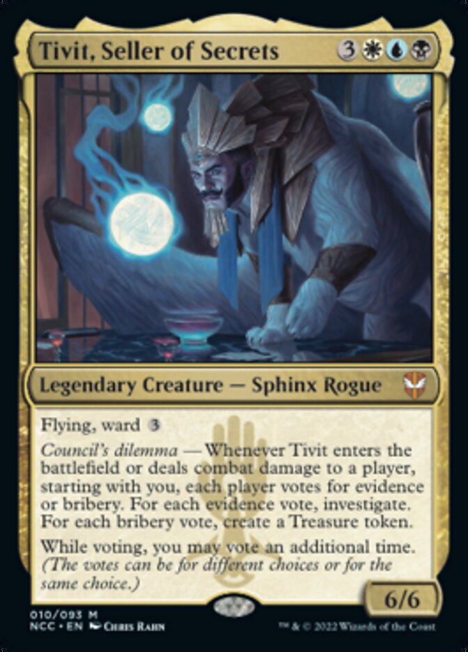 Tivit, Seller of Secrets [Streets of New Capenna Commander] | Exor Games New Glasgow