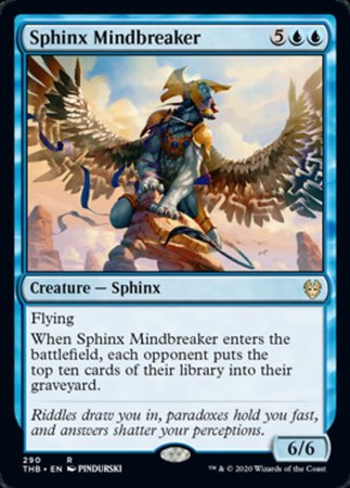 Sphinx Mindbreaker [Theros Beyond Death] | Exor Games New Glasgow