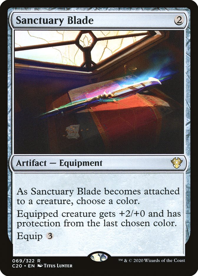 Sanctuary Blade [Commander 2020] | Exor Games New Glasgow