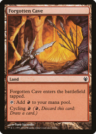 Forgotten Cave [Duel Decks: Izzet vs. Golgari] | Exor Games New Glasgow