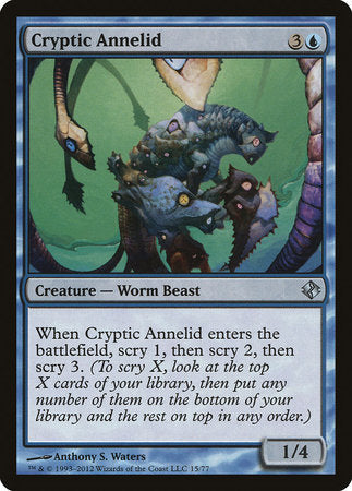 Cryptic Annelid [Duel Decks: Venser vs. Koth] | Exor Games New Glasgow