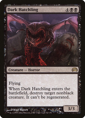 Dark Hatchling [Planechase 2012] | Exor Games New Glasgow