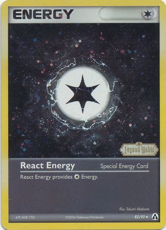 React Energy (82/92) (Stamped) [EX: Legend Maker] | Exor Games New Glasgow