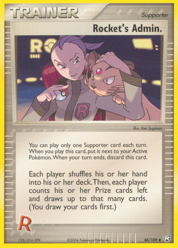 Rocket's Admin. (86/109) [EX: Team Rocket Returns] | Exor Games New Glasgow