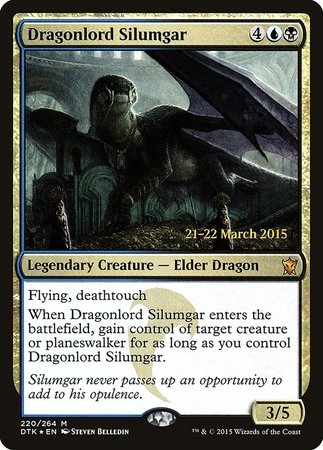 Dragonlord Silumgar [Dragons of Tarkir Promos] | Exor Games New Glasgow