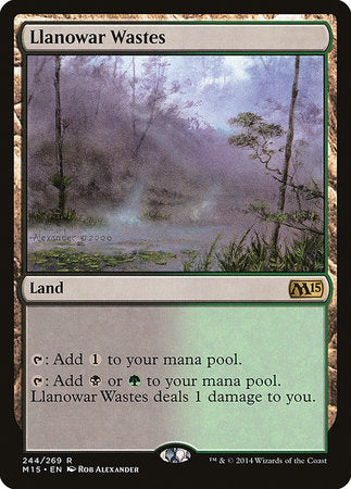 Llanowar Wastes [Magic 2015] | Exor Games New Glasgow