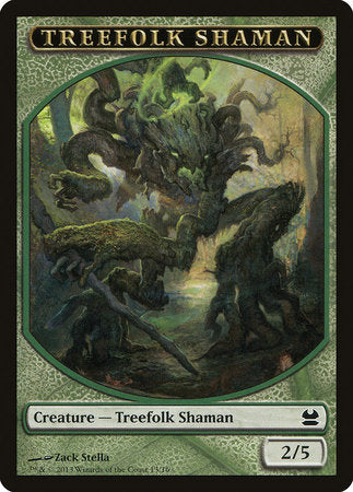 Treefolk Shaman Token [Modern Masters Tokens] | Exor Games New Glasgow