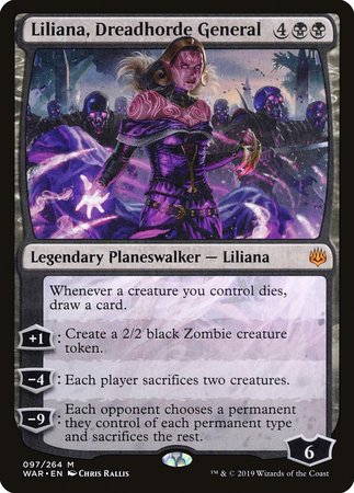 Liliana, Dreadhorde General [War of the Spark] | Exor Games New Glasgow