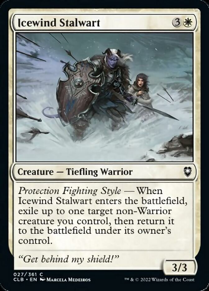 Icewind Stalwart [Commander Legends: Battle for Baldur's Gate] | Exor Games New Glasgow