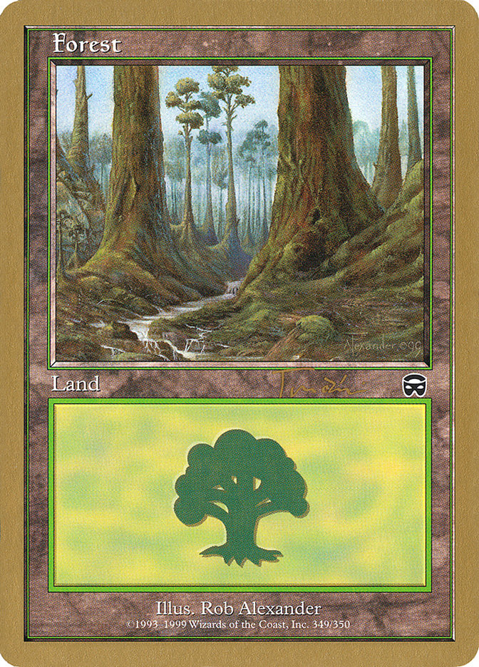 Forest (jt349) (Jan Tomcani) [World Championship Decks 2001] | Exor Games New Glasgow