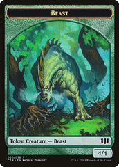 Elf Druid // Beast (020/036) Double-sided Token [Commander 2014 Tokens] | Exor Games New Glasgow