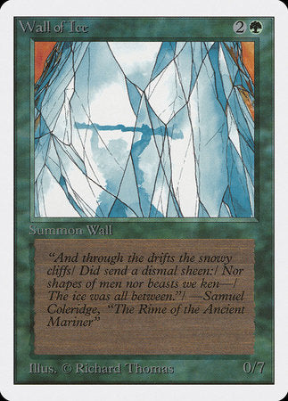 Wall of Ice [Unlimited Edition] | Exor Games New Glasgow