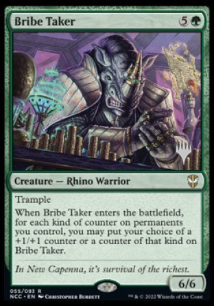 Bribe Taker (Promo Pack) [Streets of New Capenna Commander Promos] | Exor Games New Glasgow