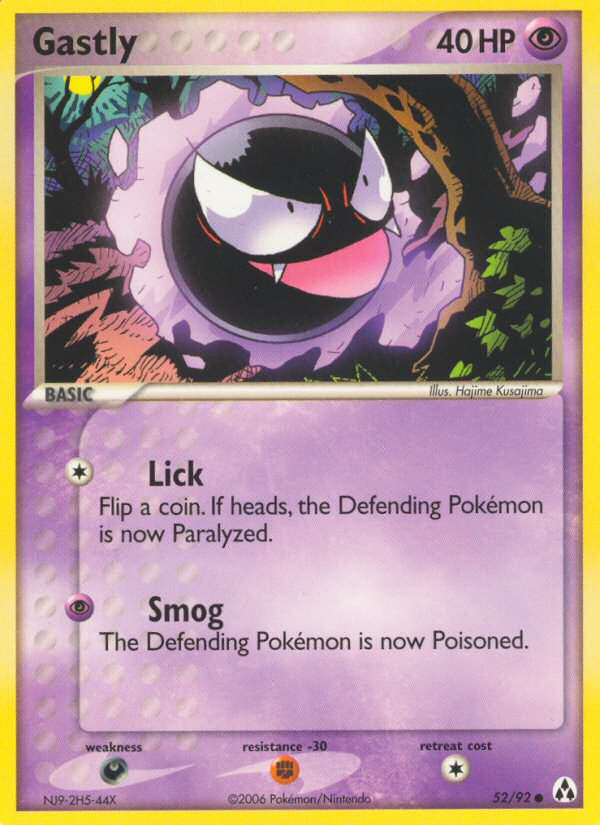 Gastly (52/92) [EX: Legend Maker] | Exor Games New Glasgow