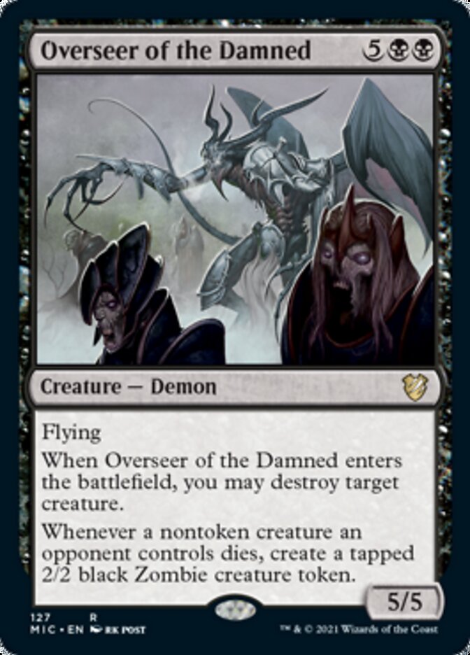 Overseer of the Damned [Innistrad: Midnight Hunt Commander] | Exor Games New Glasgow