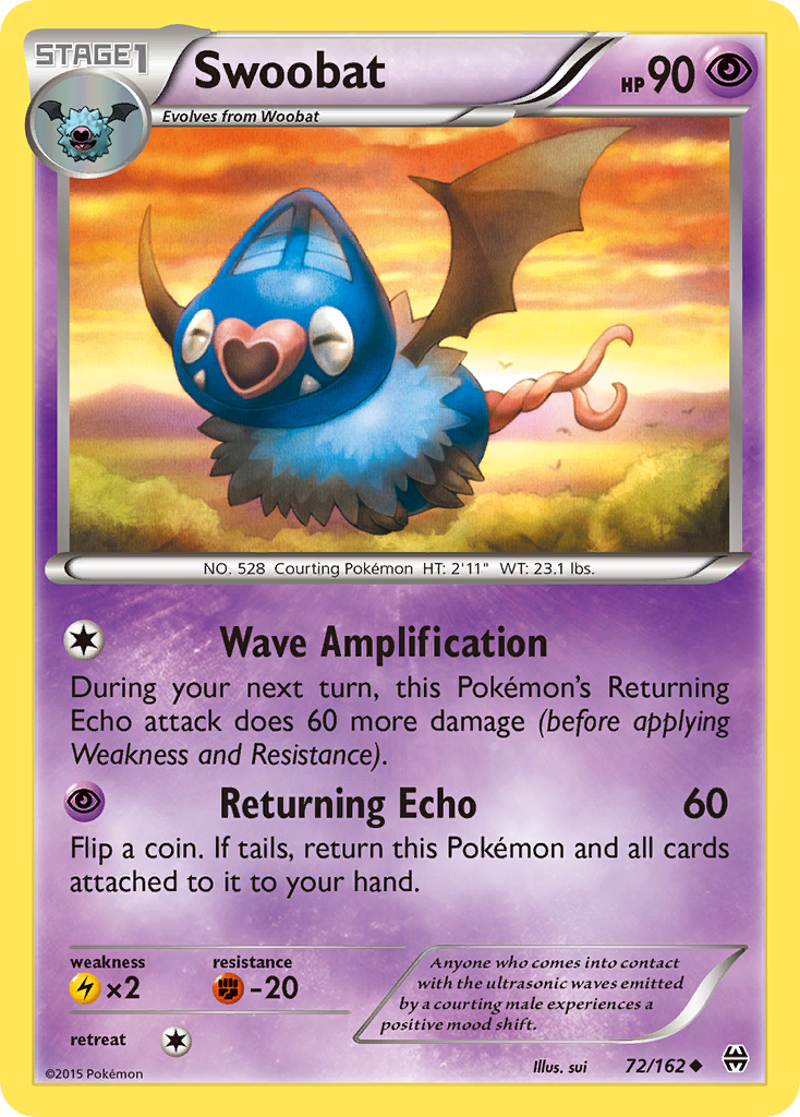 Swoobat (72/162) [XY: BREAKthrough] | Exor Games New Glasgow