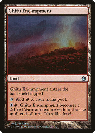 Ghitu Encampment [Premium Deck Series: Fire and Lightning] | Exor Games New Glasgow