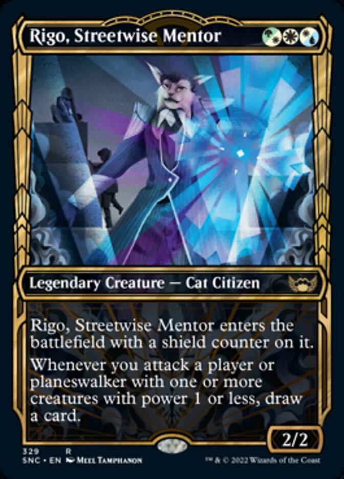 Rigo, Streetwise Mentor (Showcase Golden Age) [Streets of New Capenna] | Exor Games New Glasgow