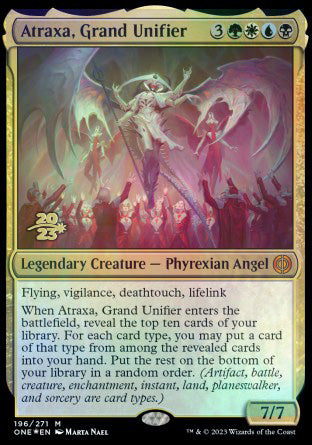 Atraxa, Grand Unifier [Phyrexia: All Will Be One Prerelease Promos] | Exor Games New Glasgow