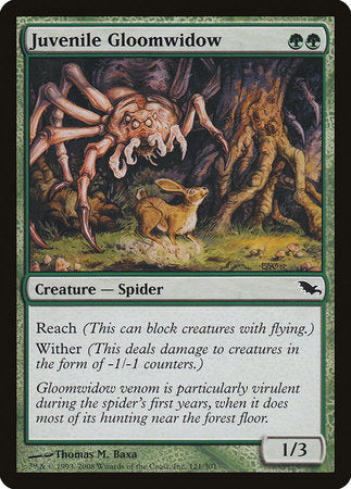 Juvenile Gloomwidow [Shadowmoor] | Exor Games New Glasgow