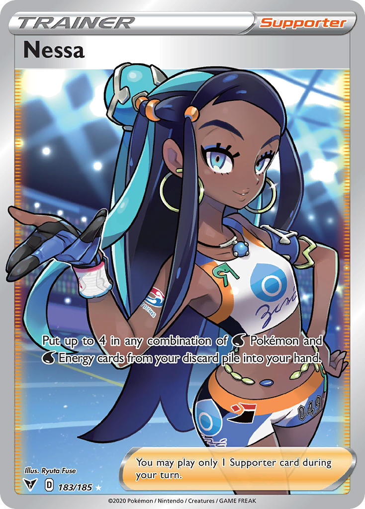 Nessa (183/185) [Sword & Shield: Vivid Voltage] | Exor Games New Glasgow