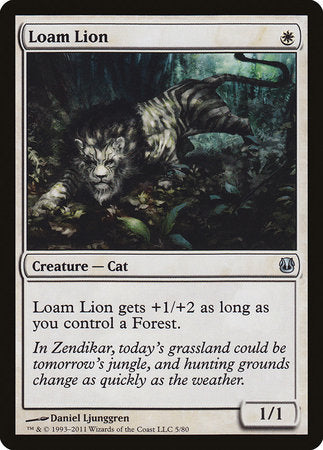 Loam Lion [Duel Decks: Ajani vs. Nicol Bolas] | Exor Games New Glasgow