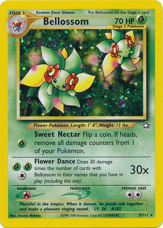 Bellossom (3/111) [Neo Genesis Unlimited] | Exor Games New Glasgow