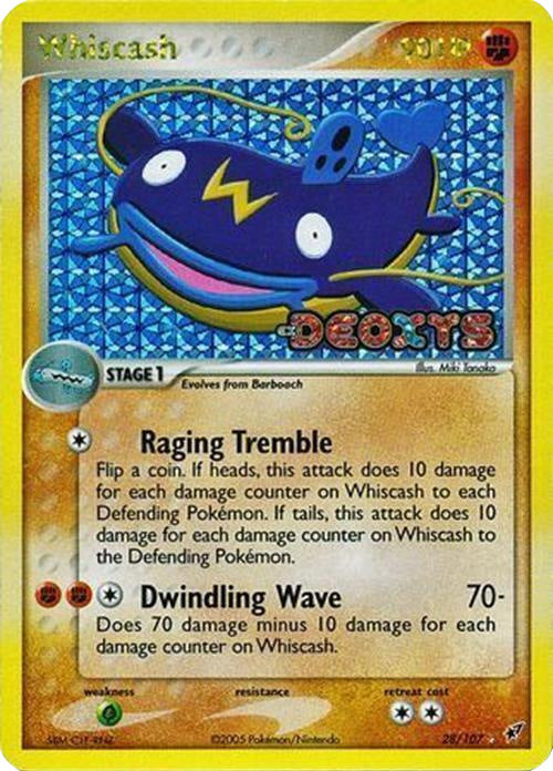 Whiscash (28/107) (Stamped) [EX: Deoxys] | Exor Games New Glasgow