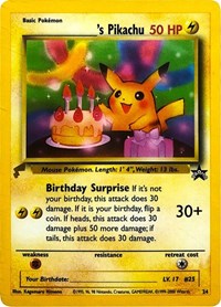 Pikachu (24) (Birthday) [Pikachu World Collection Promos] | Exor Games New Glasgow