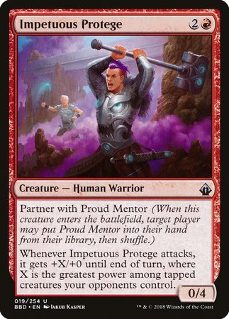 Impetuous Protege [Battlebond] | Exor Games New Glasgow