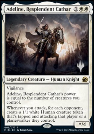 Adeline, Resplendent Cathar (Promo Pack) [Innistrad: Midnight Hunt Promos] | Exor Games New Glasgow