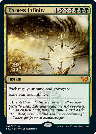 Harness Infinity [Strixhaven: School of Mages Prerelease Promos] | Exor Games New Glasgow