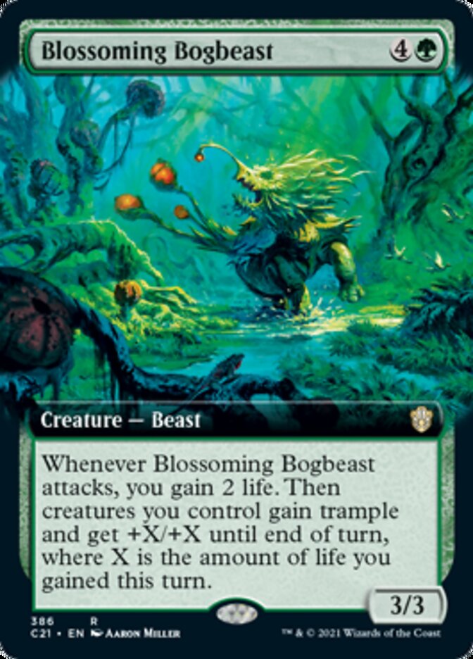 Blossoming Bogbeast (Extended) [Commander 2021] | Exor Games New Glasgow