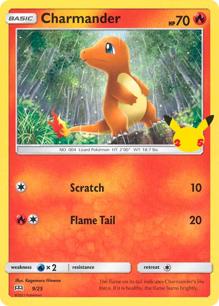 Charmander (9/25) [McDonald's 25th Anniversary] | Exor Games New Glasgow