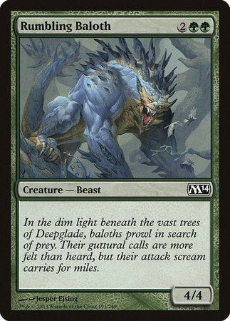 Rumbling Baloth [Magic 2014] | Exor Games New Glasgow