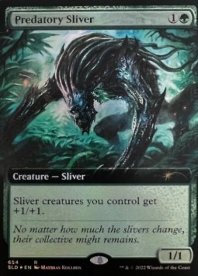 Predatory Sliver (Extended Art) [Secret Lair Drop Promos] | Exor Games New Glasgow