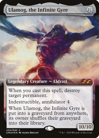 Ulamog, the Infinite Gyre [Ultimate Box Topper] | Exor Games New Glasgow