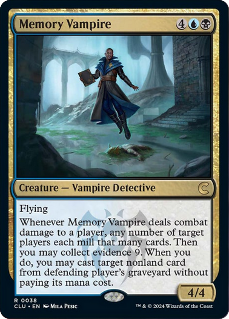 Memory Vampire [Ravnica: Clue Edition] | Exor Games New Glasgow