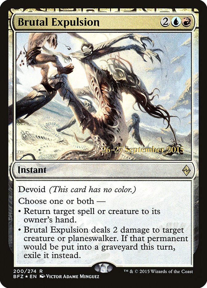 Brutal Expulsion  [Battle for Zendikar Prerelease Promos] | Exor Games New Glasgow