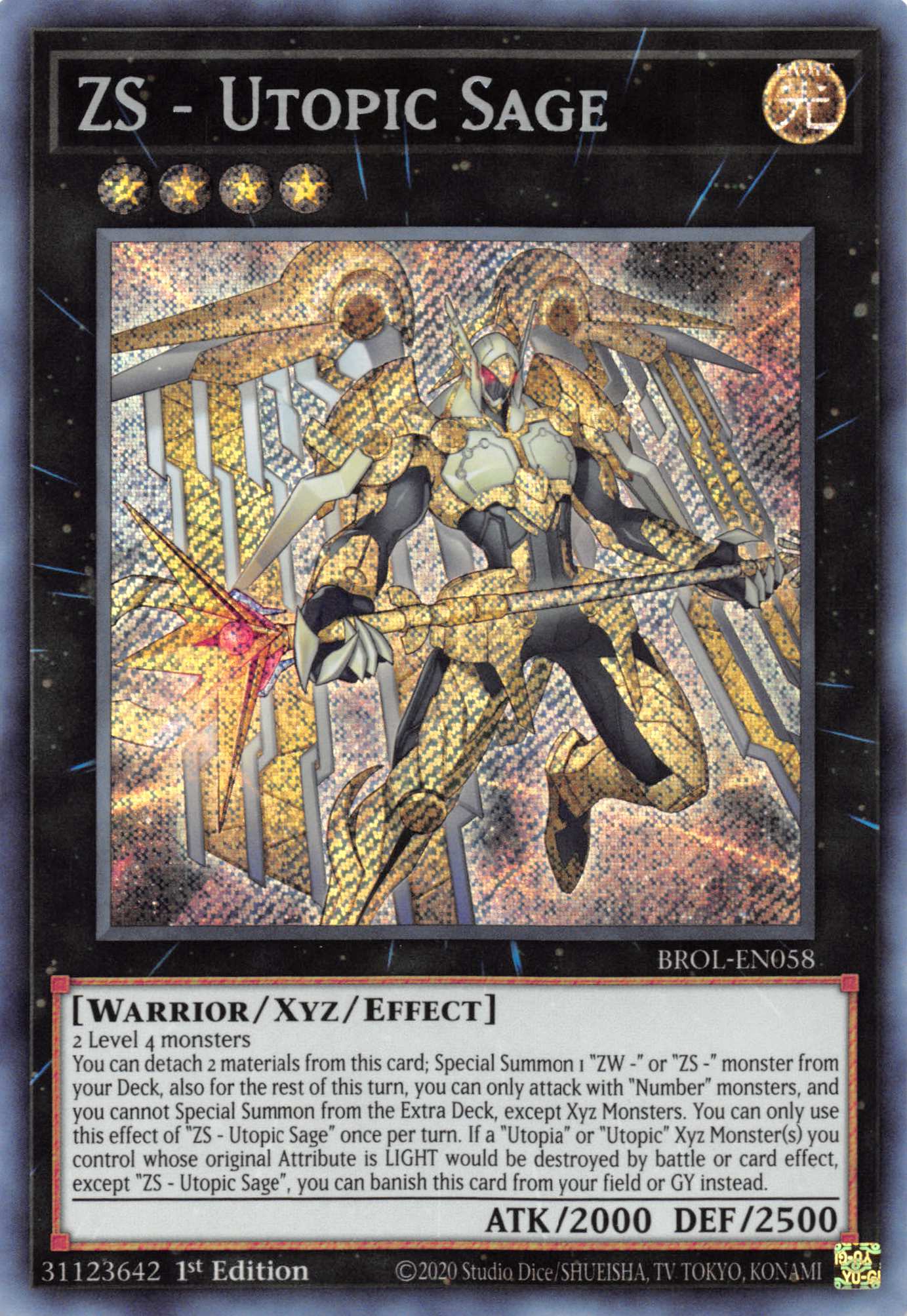 ZS - Utopic Sage [BROL-EN058] Secret Rare | Exor Games New Glasgow