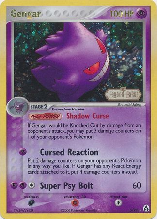 Gengar (5/92) (Stamped) [EX: Legend Maker] | Exor Games New Glasgow