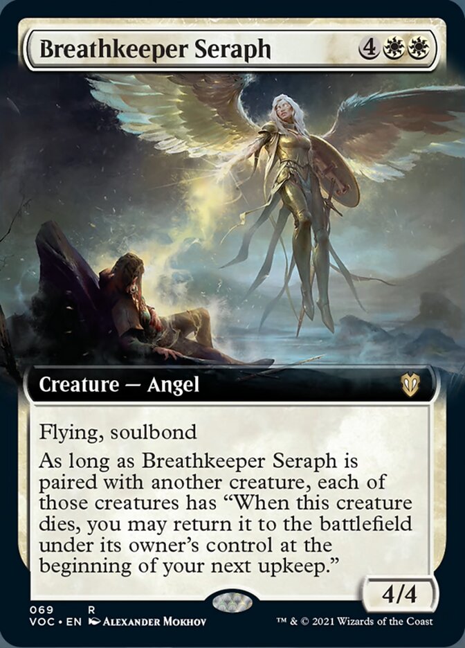 Breathkeeper Seraph (Extended) [Innistrad: Crimson Vow Commander] | Exor Games New Glasgow