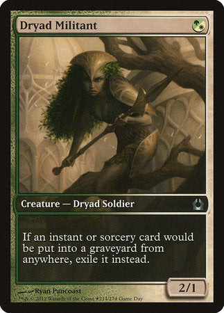 Dryad Militant [Return to Ravnica Promos] | Exor Games New Glasgow
