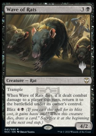 Wave of Rats (Promo Pack) [Streets of New Capenna Commander Promos] | Exor Games New Glasgow