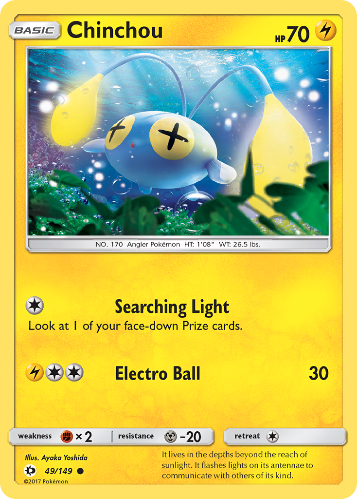 Chinchou (49/149) [Sun & Moon: Base Set] | Exor Games New Glasgow