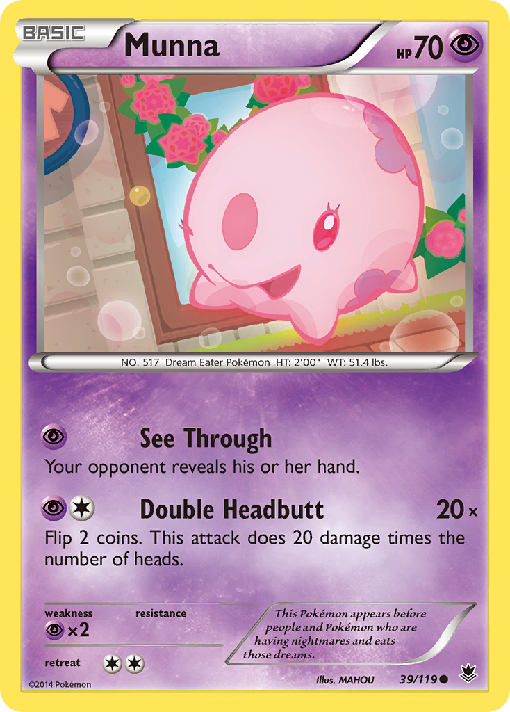 Munna (39/119) [XY: Phantom Forces] | Exor Games New Glasgow