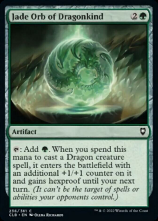 Jade Orb of Dragonkind [Commander Legends: Battle for Baldur's Gate] | Exor Games New Glasgow