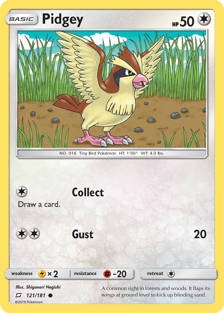 Pidgey (121/181) [Sun & Moon: Team Up] | Exor Games New Glasgow